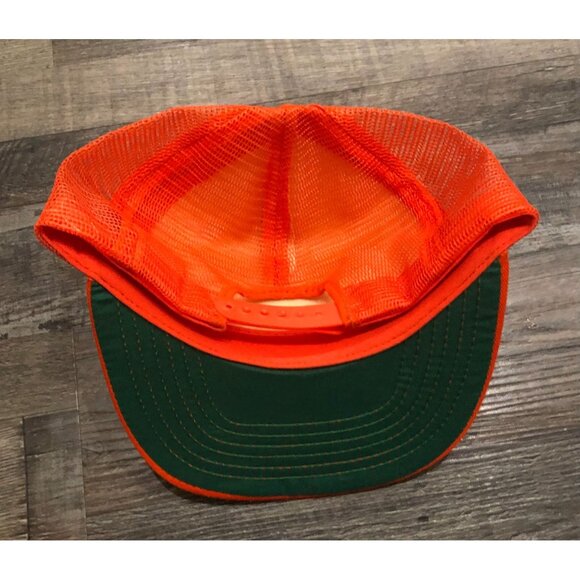 Vtg Case Team Quality Mens Snapback Adjustable Tractor Hat Cap  Orange - Picture 4 of 5